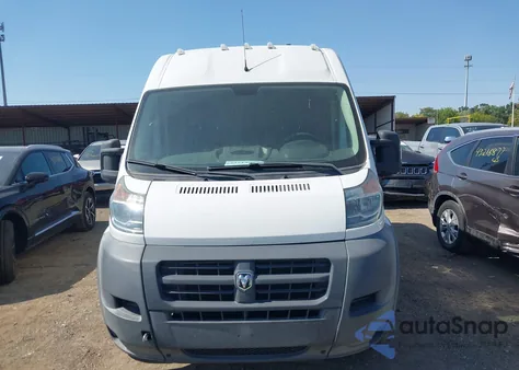 2016 Ram Promaster 2500 High Roof from USA, damaged, VIN 3C6TRVCD2GE103945
